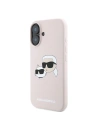 Hurtownia GSM - Případ Karl Lagerfeld KLHMP16MSKCHPPLP Apple iPhone 16 Plus tvrdý obal Silikonový potisk s dvojheadem MagSafe růžový - KLD2160 - {ean13} - Hurt