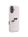Hurtownia GSM - Případ Karl Lagerfeld KLHMP16MSKCHPPLP Apple iPhone 16 Plus tvrdý obal Silikonový potisk s dvojheadem MagSafe růžový - KLD2160 - {ean13} - Hurt