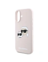 Hurtownia GSM - Případ Karl Lagerfeld KLHMP16MSKCHPPLP Apple iPhone 16 Plus tvrdý obal Silikonový potisk s dvojheadem MagSafe růžový - KLD2160 - {ean13} - Hurt