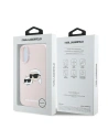 Hurtownia GSM - Fall Karl Lagerfeld KLHMP16MSKCHPPLP Apple iPhone 16 Plus Hardcase Silikon Doppelte Köpfe Druck MagSafe rosa - KLD2160 - {ean13} - Hurt