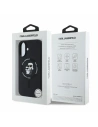 Fall Karl Lagerfeld KLHMP16SSCMKCRHK Apple iPhone 16 Hartschale Silikon Karl&Choupette Köpfe Ring MagSafe schwarz - iPhone 16 - Karl Lagerfeld