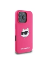 Hurtownia GSM - Caz Karl Lagerfeld KLHMP16XSCHPPLF hardcase pentru Apple iPhone 16 Pro Max, silicone cu imprimeu Choupette Head, MagSafe fuchsia - KLD2166 - {ean13} - Hurt