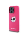 Hurtownia GSM - Případ Karl Lagerfeld KLHMP16XSCHPPLF pro Apple iPhone 16 Pro Max tvrdý kryt silikonový s potiskem hlavy Choupette MagSafe fuchsiový - KLD2166 - {ean13} - Hurt