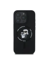 Hurtownia GSM - Caz Karl Lagerfeld KLHMP16XSCMKCRHK Apple iPhone 16 Pro Max hardcase Silicon Karl&Choupette Heads Ring MagSafe negru - KLD2168 - {ean13} - Hurt