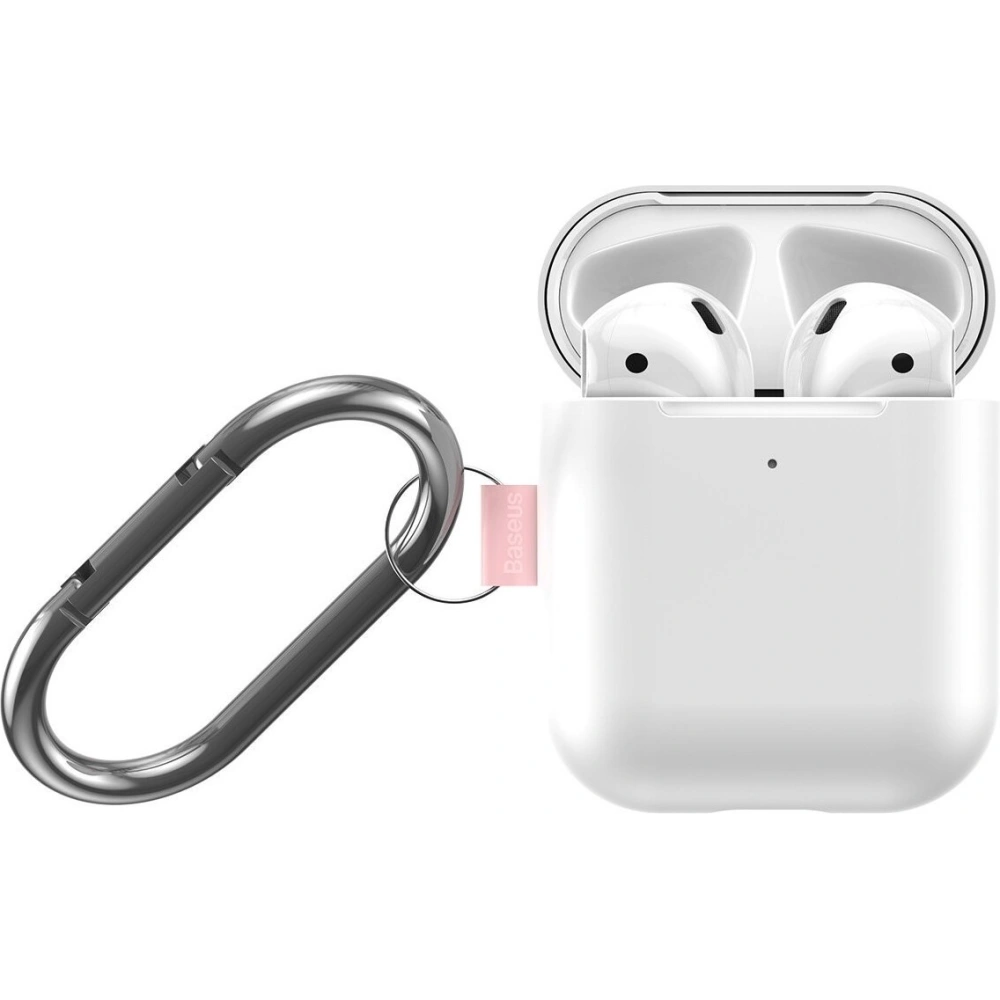 Wholesale Baseus Let's Go TPU Case for Apple AirPods White - BSU964WHT - {ean13} - Hurt