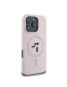 Hurtownia GSM - Fall Karl Lagerfeld KLHMP16XSCMKCRHP Apple iPhone 16 Pro Max Hartschale Silikon Karl&Choupette Köpfe Ring MagSafe pink - KLD2169 - {ean13} - Hurt