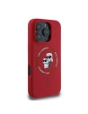 Hurtownia GSM - Případ Karl Lagerfeld KLHMP16XSCMKCRHR Apple iPhone 16 Pro Max tvrdý obal silikonový Karl&Choupette Heads Ring MagSafe červený - KLD21670 - {ean13} - Hurt