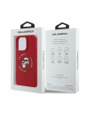 Hurtownia GSM - Případ Karl Lagerfeld KLHMP16XSCMKCRHR Apple iPhone 16 Pro Max tvrdý obal silikonový Karl&Choupette Heads Ring MagSafe červený - KLD21670 - {ean13} - Hurt