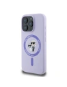 Wholesale Case Karl Lagerfeld KLHMP16XSCMKCRHU Apple iPhone 16 Pro Max hardcase Silicone Karl&Choupette Heads Ring MagSafe purple - KLD21671 - {ean13} - Hurt