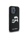 Hurtownia GSM - Případ Karl Lagerfeld KLHMP16XSKCHPPLK Apple iPhone 16 Pro Max tvrdý obal Silikonový dvouhlavý tisk MagSafe černý - KLD21672 - {ean13} - Hurt