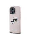 Hurtownia GSM - Případ Karl Lagerfeld KLHMP16XSKCHPPLP Apple iPhone 16 Pro Max tvrdý kryt silikonový s potiskem dvojité hlavy MagSafe růžový - KLD21673 - {ean13} - Hurt