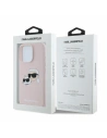 Hurtownia GSM - Případ Karl Lagerfeld KLHMP16XSKCHPPLP Apple iPhone 16 Pro Max tvrdý kryt silikonový s potiskem dvojité hlavy MagSafe růžový - KLD21673 - {ean13} - Hurt
