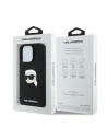 Hurtownia GSM - Pouzdro Karl Lagerfeld KLHMP16XSKHPPLK pro Apple iPhone 16 Pro Max tvrdé silikonové pouzdro s potiskem Karl Head MagSafe černé - KLD21674 - {ean13} - Hurt