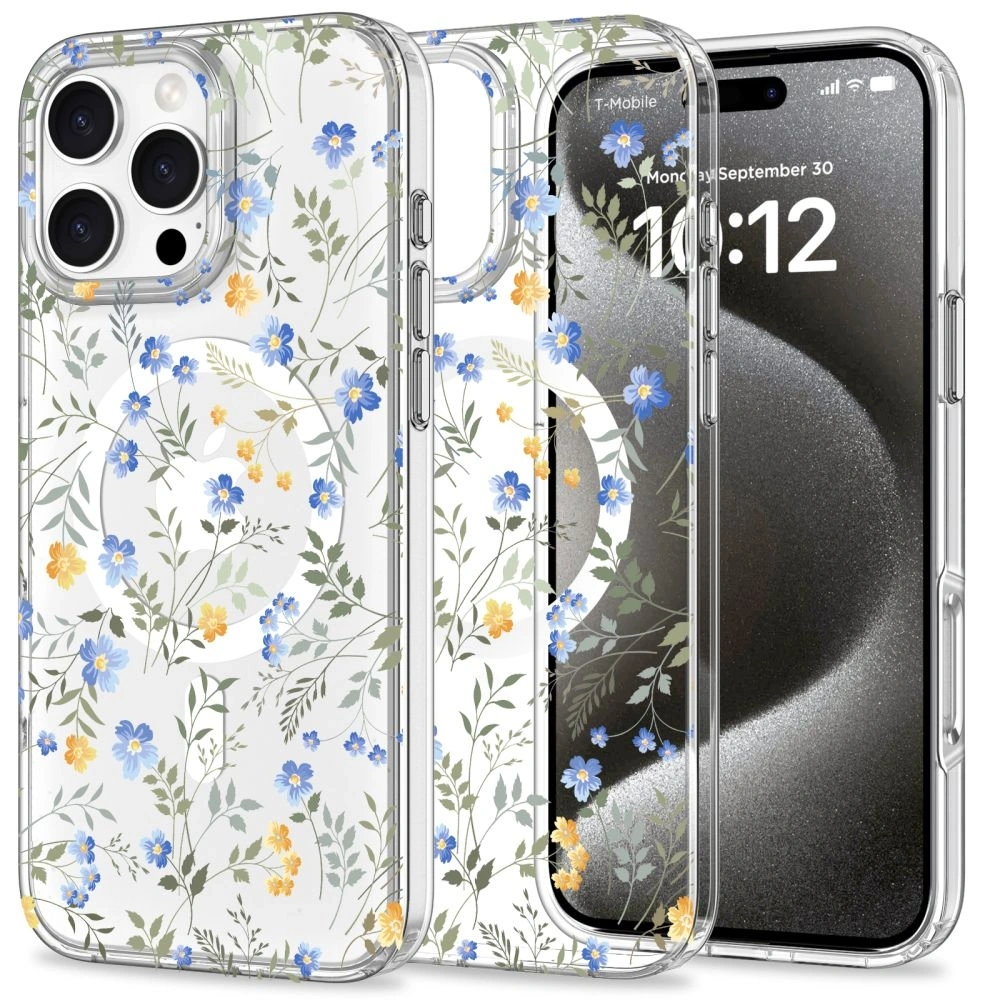 Wholesale Case Tech-Protect Magmood MagSafe Apple iPhone 16 Pro Max Spring Flowers - THP3092 - {ean13} - Hurt