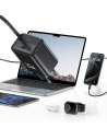 Hurtownia GSM - USAMS USB-C Fali Töltő + kihúzható USB-C PD+QC 20W Gan Gyors Töltés fehér YC Sorozat - USA1170 - {ean13} - Hurt