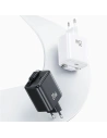 Hurtownia GSM - USAMS USB-C Fali Töltő + kihúzható USB-C PD+QC 20W Gan Gyors Töltés fehér YC Sorozat - USA1170 - {ean13} - Hurt