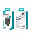 Hurtownia GSM - USAMS USB-C nástěnná nabíječka + zatahovací USB-C kabel PD+QC 30W Gan rychlé nabíjení černá YC série - USA1173 - {ean13} - Hurt