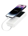 Hurtownia GSM - Bancă de putere USAMS cu cabluri integrate USB-C + Lightning 30000mAh 20W PD+QC 3.0 Încărcare rapidă Seria X-chel neagră - USA1175 - {ean13} - Hurt