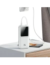 Hurtownia GSM - Bancă de putere USAMS cu cabluri integrate USB-C + Lightning 30000mAh 20W PD+QC 3.0 Încărcare rapidă Seria X-chel neagră - USA1175 - {ean13} - Hurt