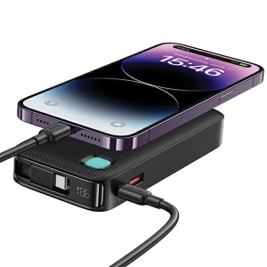 Hurtownia GSM - USAMS Powerbank + ausziehbares USB-C-Kabel 10000 mAh PD 20W Schnellladung XY-Serie lila - USA1177 - {ean13} - Hurt