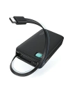 Hurtownia GSM - Baterie externă USAMS + cablu USB-C retractabil 10000 mAh PD 20W Încărcare rapidă seria XY mov - USA1177 - {ean13} - Hurt