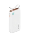 USAMS Powerbank + ausziehbares Lightning-Kabel 10000 mAh PD 20W Schnellladung XY-Serie weiß - Powerbanki - Usams
