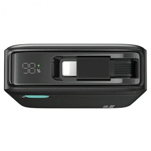 Hurtownia GSM - Powerbank USAMS + zwijany kabel Lightning 10000 mAh PD 20W Fast Charge XY Series biały - USA1178 - {ean13} - Hurt