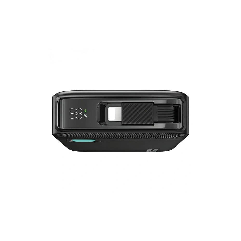 Hurtownia GSM - USAMS Powerbank + ausziehbares Lightning-Kabel 10000 mAh PD 20W Schnellladung XY-Serie schwarz - USA1179 - {ean13} - Hurt