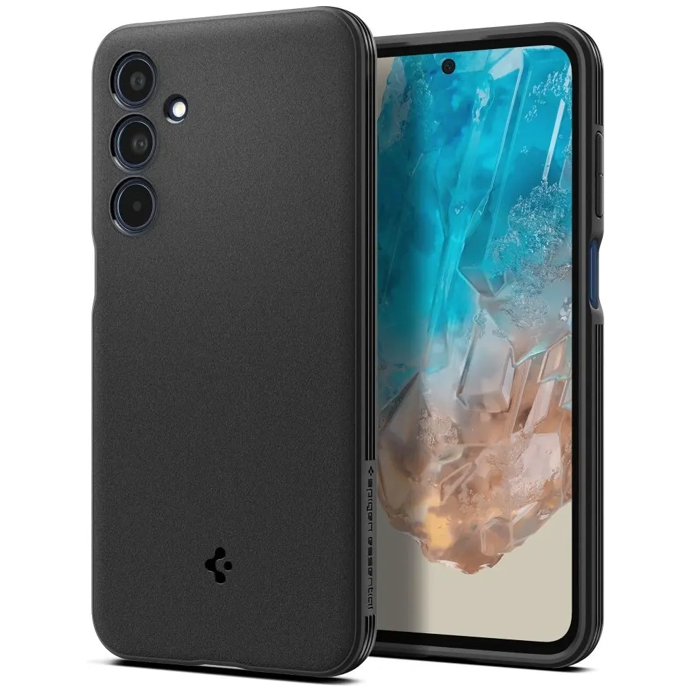 Hurtownia GSM - Eset Spigen Essential Sandblast Samsung Galaxy M35 5G Matt Fekete - SPN16340 - {ean13} - Hurt