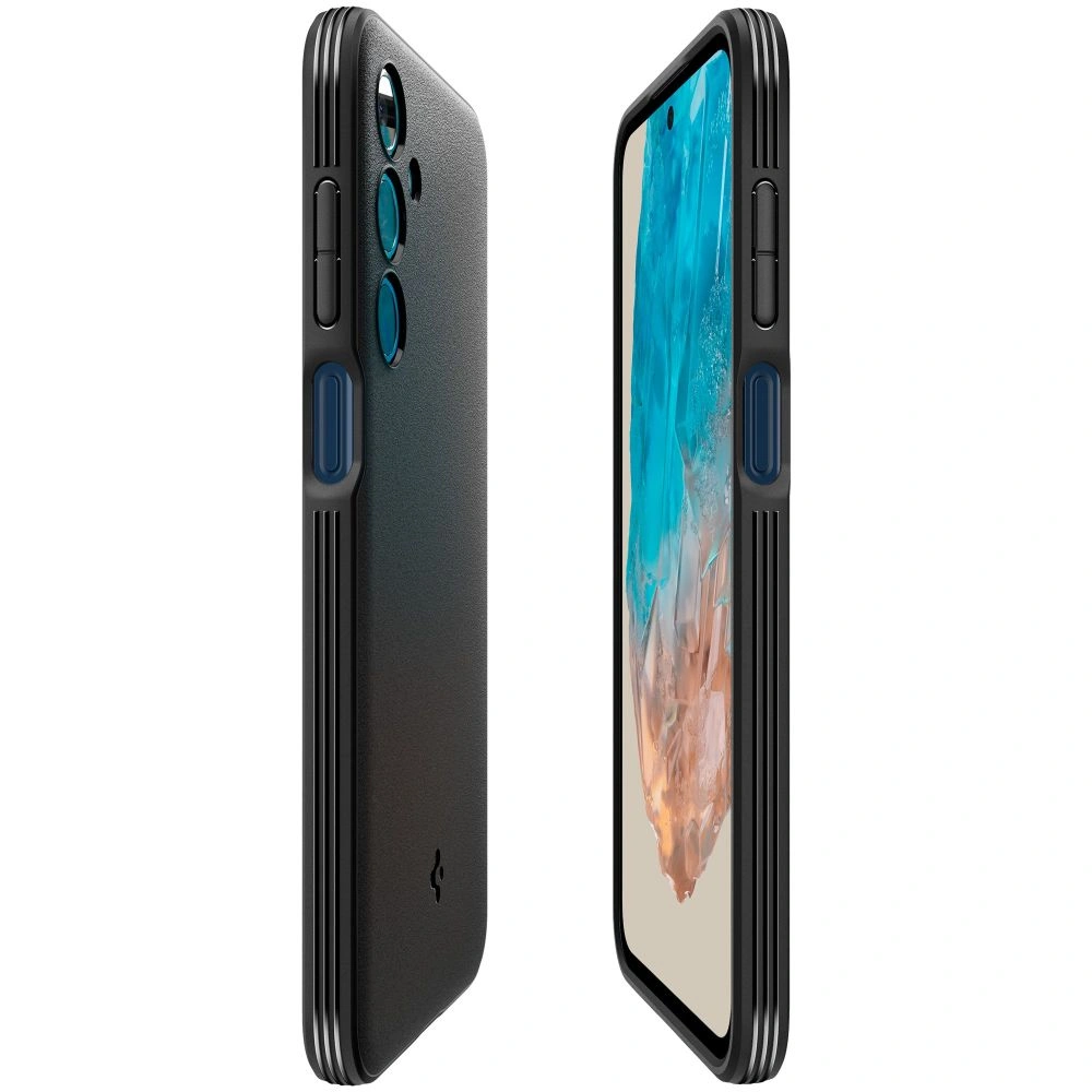 Kryt Spigen Essential Sandblast Samsung Galaxy M35 5G Matte Black