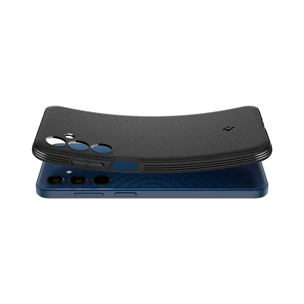 Hurtownia GSM - Caz Spigen Essential Sandblast Samsung Galaxy M35 5G Negru Mat - SPN16340 - {ean13} - Hurt