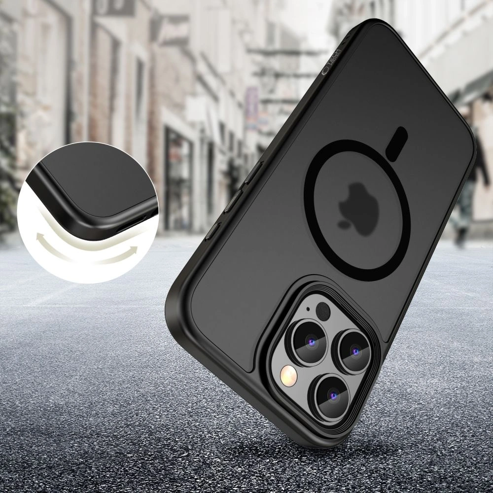 Hurtownia GSM - Případ Tech-Protect MagMat MagSafe Apple iPhone 16 Pro Matná černá - THP3095 - {ean13} - Hurt