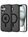 Etui Tech-Protect MagEdge MagSafe Apple iPhone 16 Matte Black/Gunmetal - iPhone 16 - Tech-Protect