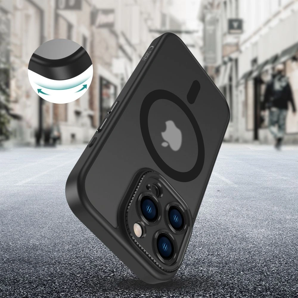 Etui Tech-Protect MagCam MagSafe Apple iPhone 16 Pro Matná Černá - iPhone 16 Pro - Tech-Protect