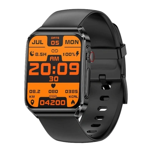 Smartwatch BlitzWolf BW-HL6 (czarny silikonowy) - !ZAIMPORTOWANE - BlitzWolf