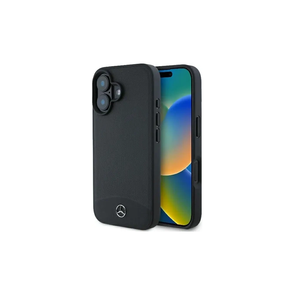 Wholesale Case Mercedes MEHCP16MARMBK Apple iPhone 16 Plus hardcase Leather Urban black - KLD21675 - {ean13} - Hurt