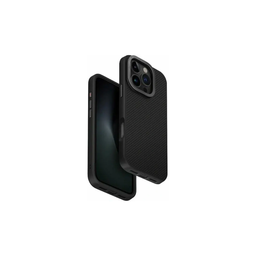 Husa UNIQ Keva Max pentru Apple iPhone 16 Pro MagClick Încărcare neagră - iPhone 16 Pro - Uniq
