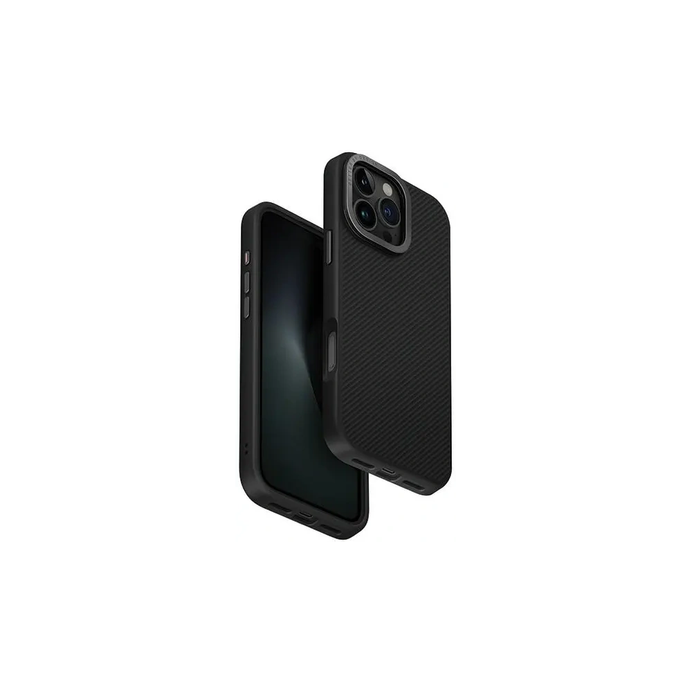 Hurtownia GSM - Carcasa UNIQ Keva Max pentru Apple iPhone 16 Pro Max cu încărcare MagClick, neagră. - UNIQ1215 - {ean13} - Hurt