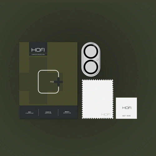 Szkło na obiektyw aparatu Hofi Cam Pro+ Apple iPhone 16 / 16 Plus Clear - iPhone 16 Plus - Hofi