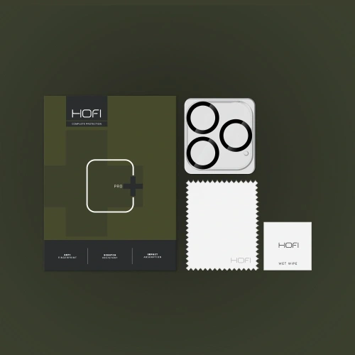 Szkło na obiektyw aparatu Hofi Cam Pro+ Apple iPhone 16 Pro / 16 Pro Max Clear - iPhone 16 Pro Max - Hofi