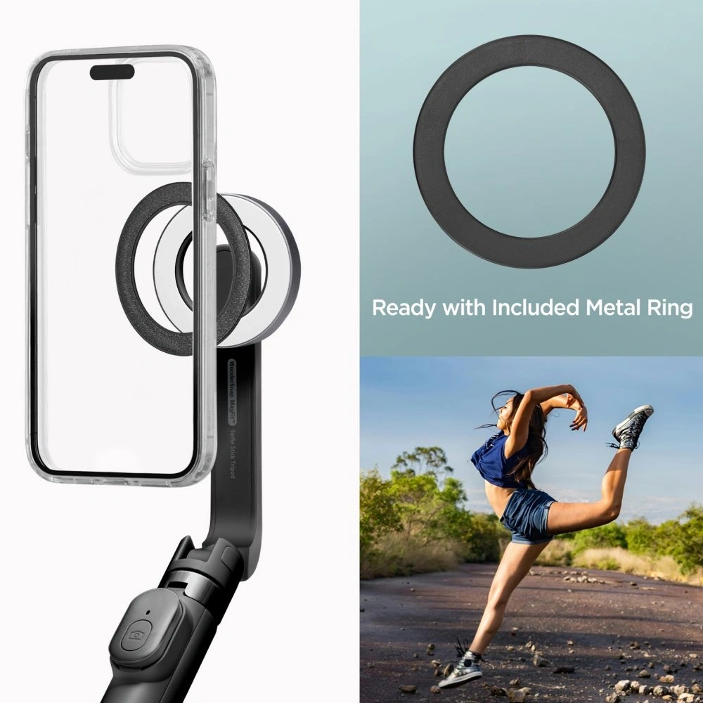 Hurtownia GSM - Spigen S571W MagSafe Bluetooth Selfie Bot Állvány Fekete - SPN16341 - {ean13} - Hurt