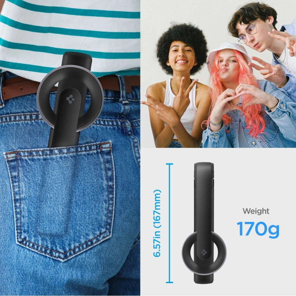 Hurtownia GSM - Spigen S571W MagSafe Bluetooth Selfie Bot Állvány Fekete - SPN16341 - {ean13} - Hurt