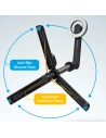 Wholesale Spigen S571W MagSafe Bluetooth Selfie Stick Tripod Black - SPN16341 - {ean13} - Hurt