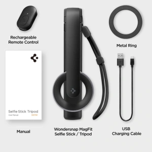 Hurtownia GSM - Spigen S571W MagSafe Bluetooth Selfie Bot Állvány Fekete - SPN16341 - {ean13} - Hurt