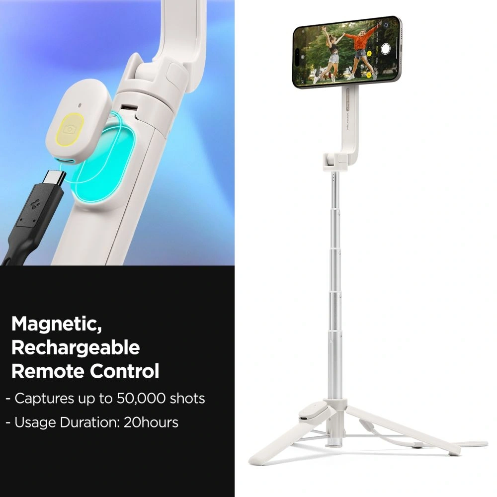 Wholesale Spigen S571W MagSafe Bluetooth Selfie Stick Tripod Dune Beige - SPN16342 - {ean13} - Hurt