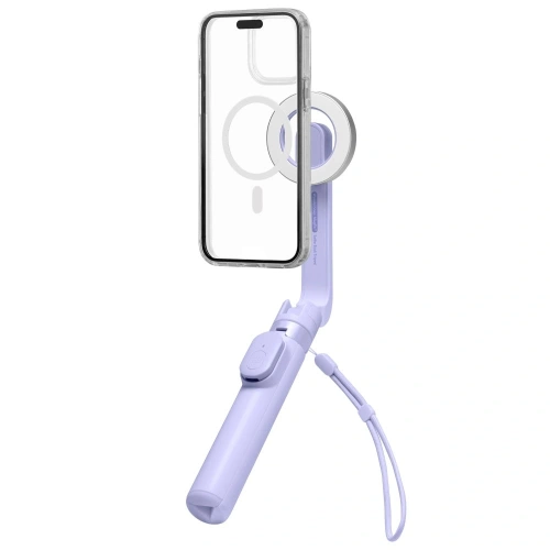 Kijek selfie Spigen S571W MagSafe Bluetooth Selfie Stick Tripod Lavender - Fotografia i filmowanie - Spigen