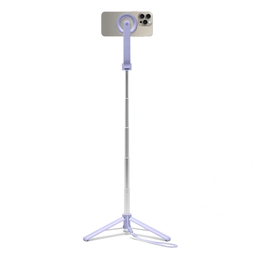 Kijek selfie Spigen S571W MagSafe Bluetooth Selfie Stick Tripod Lavender - Fotografia i filmowanie - Spigen
