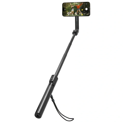 Kijek selfie Spigen S580W MagSafe Bluetooth Selfie Stick Long Tripod Black - Fotografia i filmowanie - Spigen