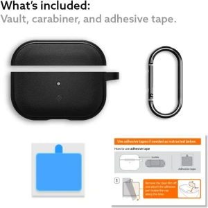 Hurtownia GSM - Caseology Vault Apple Airpods Pro 1 / 2 Matná černá - SPN16345 - {ean13} - Hurt