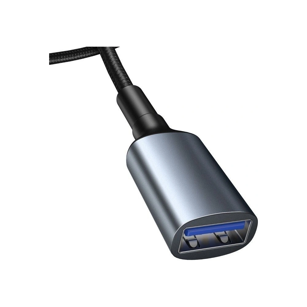 Hurtownia GSM - Kabel przedłużający USB 3.0 Baseus Cafule, 2A, 1m (czarno-szary) - BSU973BLKGRY - {ean13} - Hurt